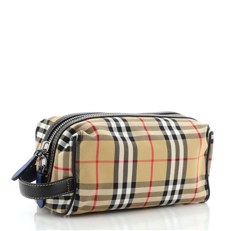 burberry cosmetic bag large|burberry makeup bag nordstrom.